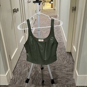 Altar'd State Olive Green Tank Top